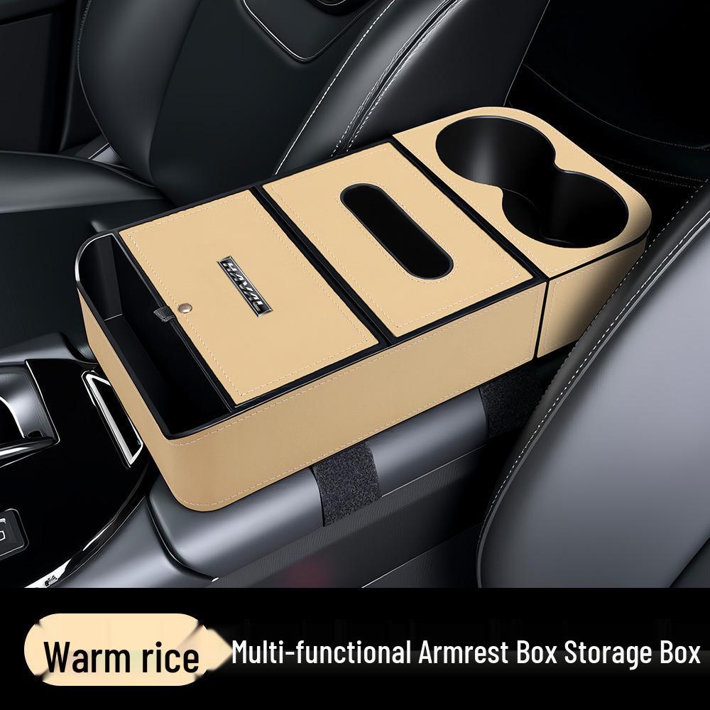 Multifunctional Armrest & Tissue Box for Haval H6, Big Dog, H9 - High-End Car Accessory