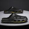 Fashion Men Sandals Summer Designer Casual Beach Shoes Male Outdoor Slippers Sport Leather Non-Slip Loafers Luxury Flats Plus Size 46