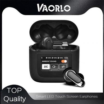 VAORLO Smart LED Touchscreen Ohrhörer Equalizer Geräuschunterdrückung Anpassung Ladekoffer Steuerung Medien Headset HiFi Bass