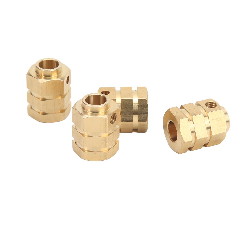RC Extension Adapter Brass Easy Installation High Strength RC Extension Coupler for TRX4 1 10 RC Car 15mm