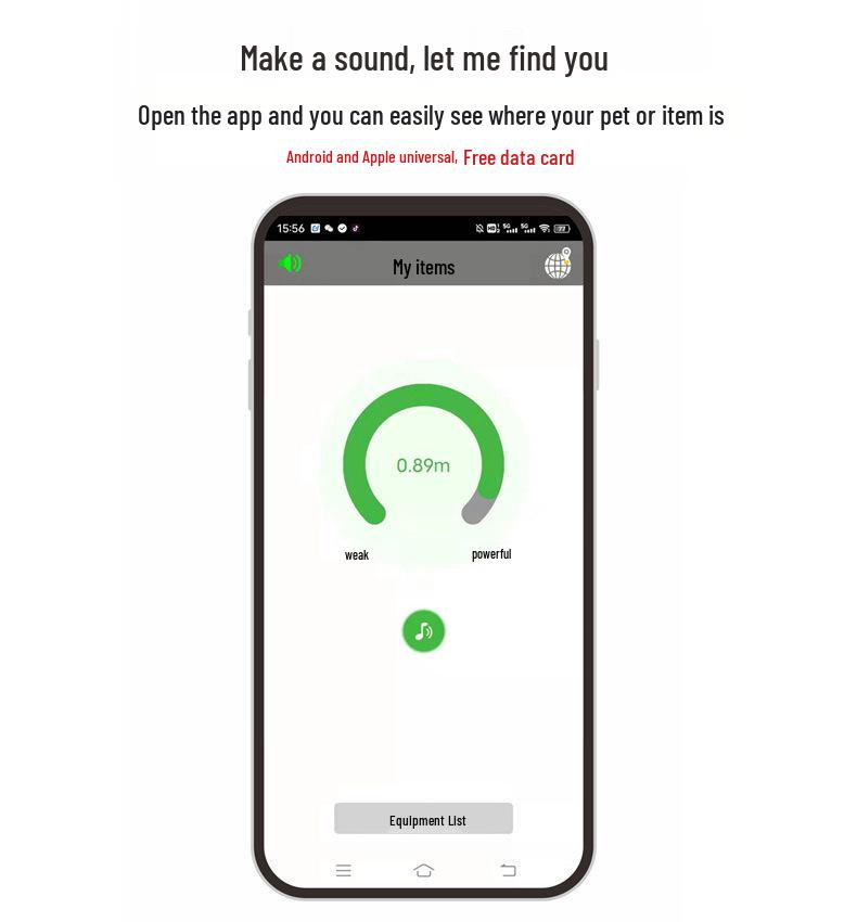 Pet GPS Locator & Anti-Lost Tracking Collar for Dogs and Cats