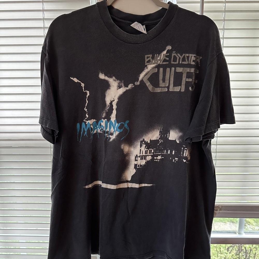 Vintage 1988 Blue Oyster Cult Band Black Unisex Tshirt Men Women KH14100 Unisex T-Shirt XXXL