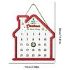 Christmas Countdown Calendar Christmas Calendar Advent 2025 Wooden Sign Home Decor Countdown Calendar Wooden Wall Decor