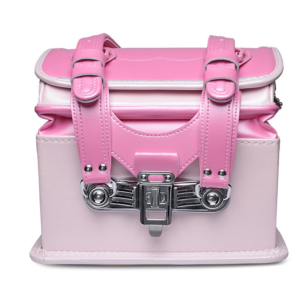 Coulomb School Bag for Elementary School High Quality Artificial Leather Pearl Pocket Seller 6 Year Warranty [Coulomb] Girls, Students, Fabric/Kitty