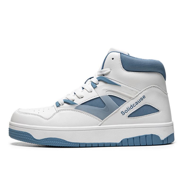 2024 Новый осенний тренд Мужская обувь с высоким верхом Корейская версия Модная платформа Студенческая обувь для скейтбординга Внешняя торговля Баскетбольная мужская обувь 39 6229₽