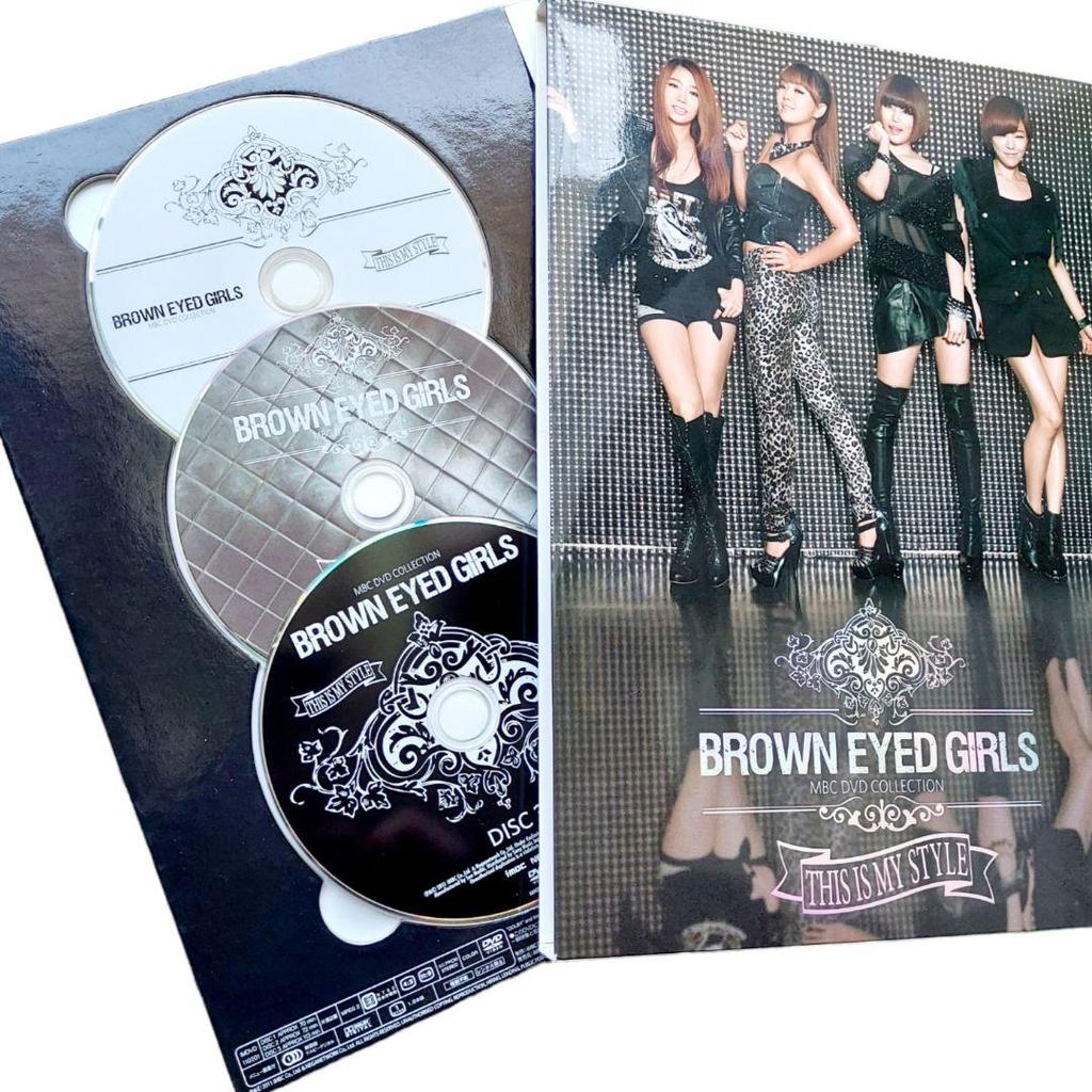 [USED] Brown Eyed Girls First DVD 3-Disc Set Color Gravure Korea Rare