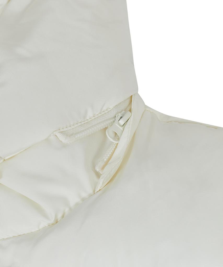 Standarderror 87-Stan022 Essential 2-Way Detachable Hooded Padded Vest Ivory