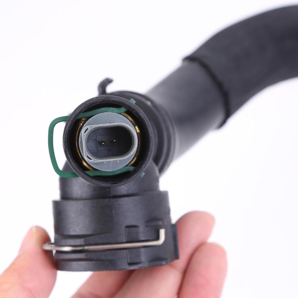 [2 Pin] Lower Radiator Coolant Hose Compatible with 2015-2019 Golf & 2015-2021 GTI, 1.8L 2.0L Engine Lower Radiator Coolant Water Hose Pipe Replaces