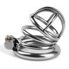 Adult Metal Stainless Steel Chastity Lock Male SM Sex Devices Supplies Penis Lock Bound To Prevent Cheating Men'S Chastity Cage