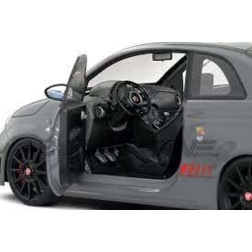 Solido Fiat Abarth Diecast Car 1/18 Scale Fiat 695 Abarth XSR Edition Yamaha 2022 (Record Grey) S1811302