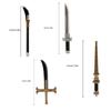 MOC Medieval Weapon Knight Building Block Accessories Character Helmet Hat Academic Gown Axe Sword Shield Brick Toy Gift K073