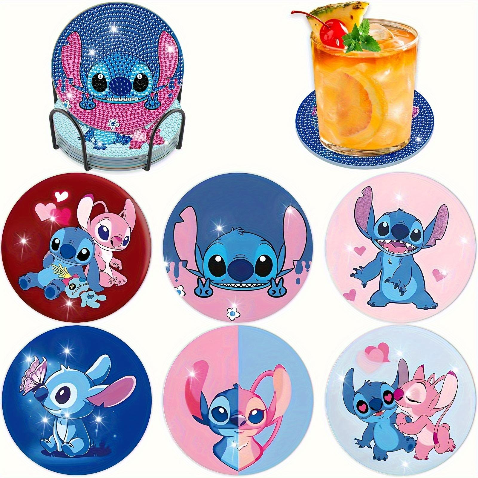 

6 шт./набори Костери для алмазної вишивки Стіч DIY Костери для алмазного мистецтва 5D Костери з повним заповненням алмазами Акрилові круглі підставки для чашок