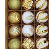 24 Christmas Baubles, Decorative Balls, Pendants, Ornaments, Versatile, Easy to Assemble, for Gifts,
