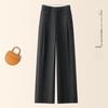 Women's Winter 2025 High-Waisted Loose Wool Wide-Leg Pants