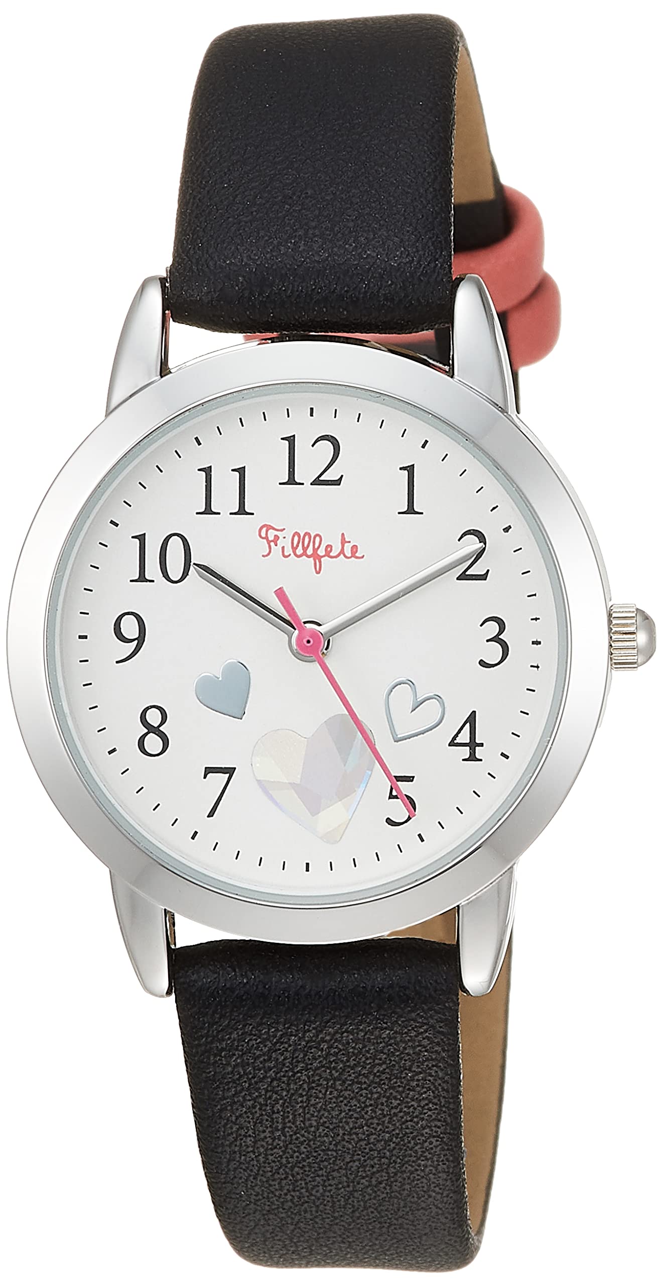 

Watch Analog Float Hologram Print Leather Strap Girls Black [Fieldwork] KDS010-5