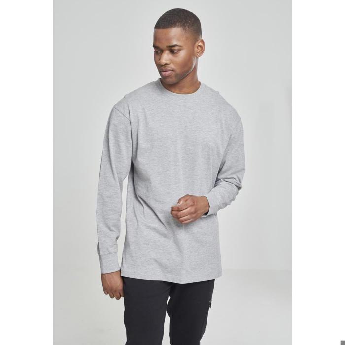 T-shirt - URBAN CLASSICS - Tall - Manches longues - Coupe loose - Gris