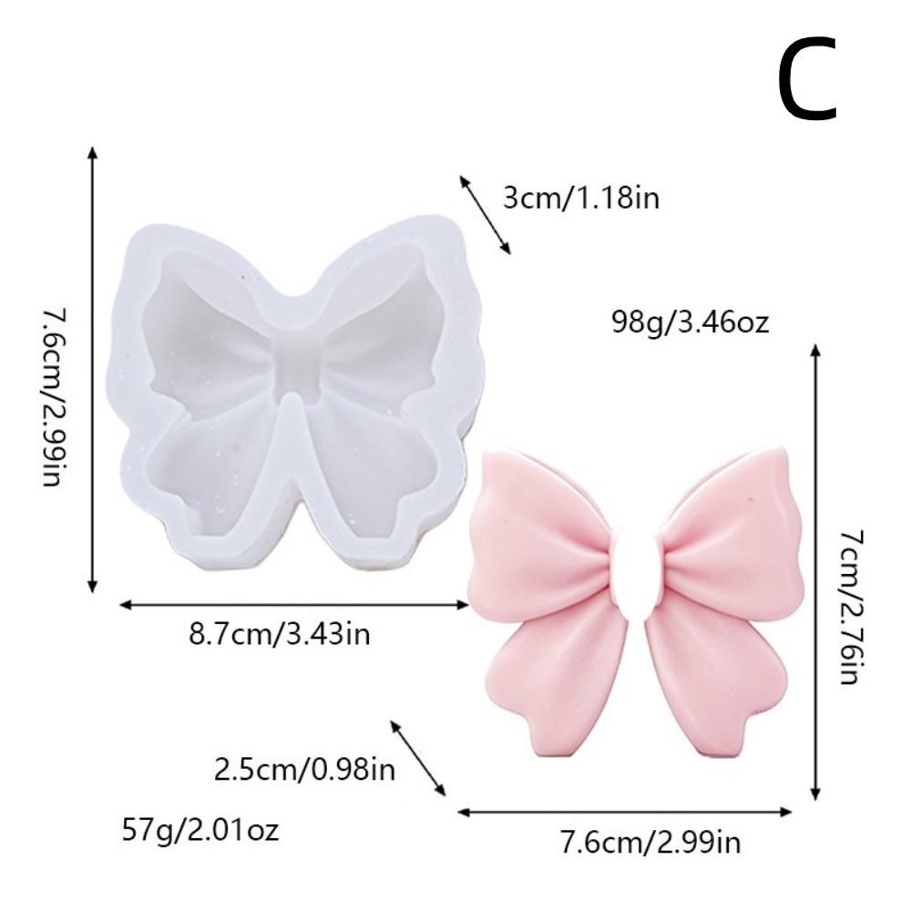 1pc DIY Silicone Candle Mold Flower Relief Rose Butterfly Mold Aroma Candle Plaster