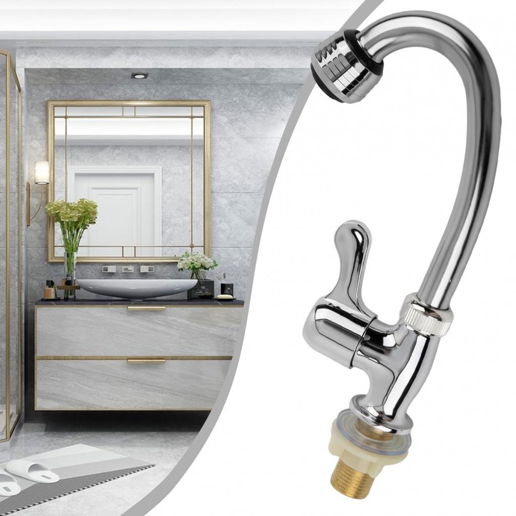 1pc Kitchen Faucet Sink Faucet 360° Rotation Plastic Steel