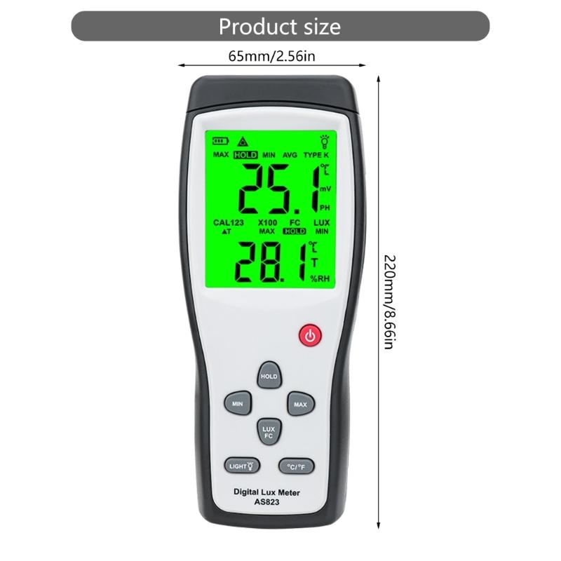Digital Meter Photometer Illuminometer Spectrometer Spectrophotometer High Precise Exposure Meter 200,000