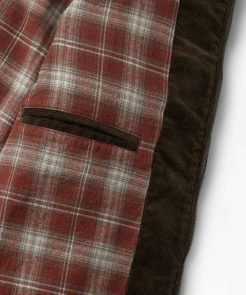 OUTSTANDING Corduroy Drizzler Jacket_Brown