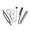6 Pcs/Set Multiple Magic Hair Braided Tool Women Girl Hair Donut Bun Maker Hairpins Twist Hair Clip Styling Tool Hair Accessory