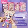 DIY Dress Up Sticker PVC Change Clothes Cartoon Stickers Kawaii Changeover Sticker Hand Book  Gifts
