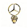 1pcs 44mm 3D Metal Blue Chrome Star Bonnet Hood Logo Emblem Badge for Mercedes Benz W203 W204 W205 W212 W213 W176 W177 W246 X156 CH1