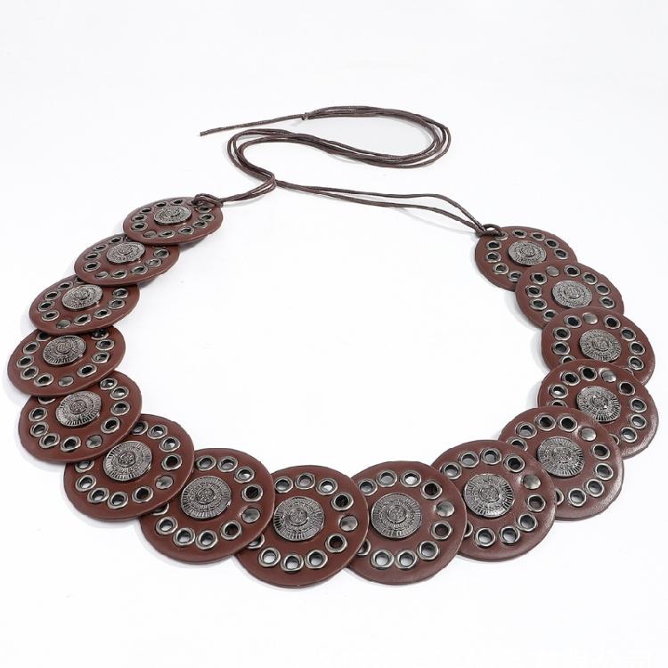 Retro Wide Disc Belt for Women Western Styles Waist Belt Cincher Belt for Various Waist Styling Party Waist Accessories