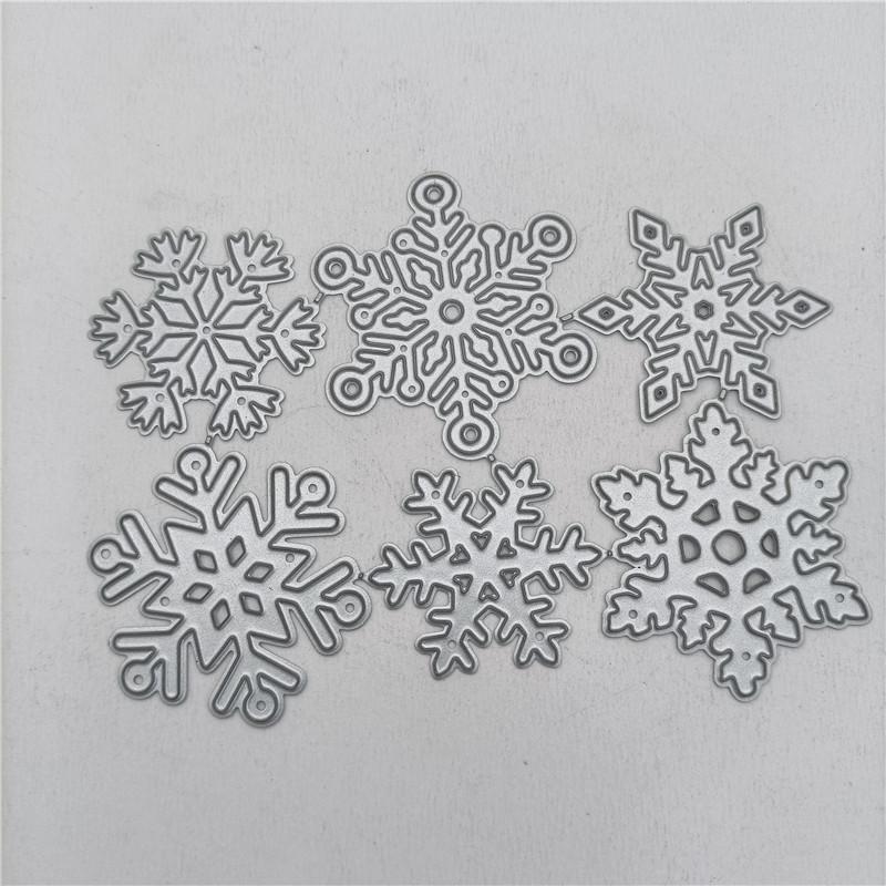 Snowflake Metal Cutting Dies Stencil for DIY Scrapbooking Photo Album Embossing Paper Cards Crafts Diecuts
