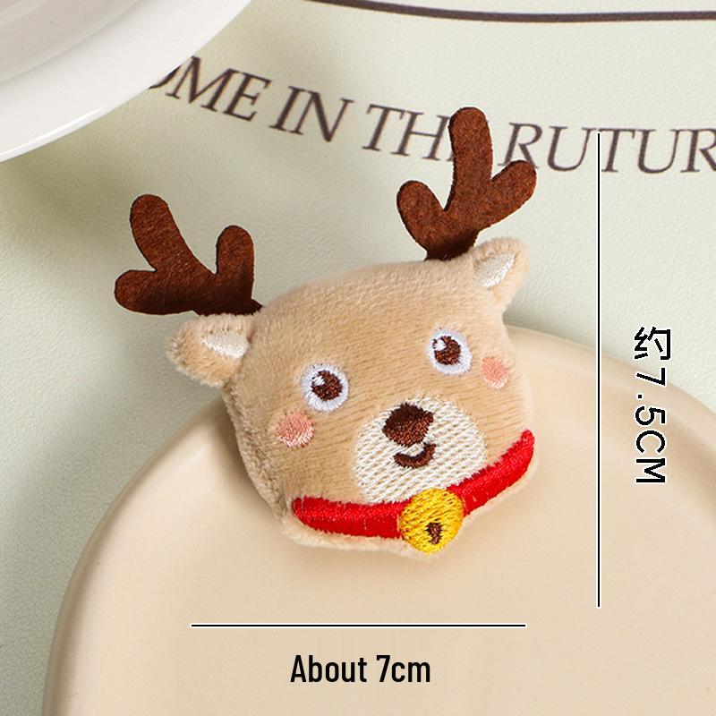 Christmas DIY Plush Ornaments: Santa Claus, Reindeer, Bells, Brooch & Sock Decorations