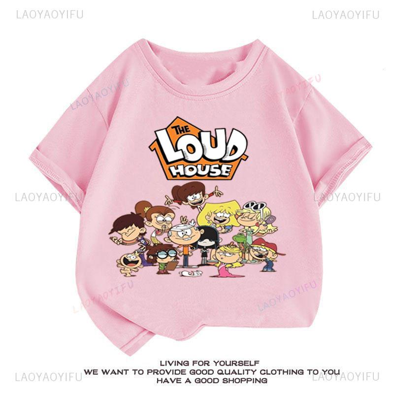 The Loud House TShirt New Fashion Anime Cartoon Comedy Popular Shirts Good Idea Birthday Gifts Y2k Clothes Cotton Tees