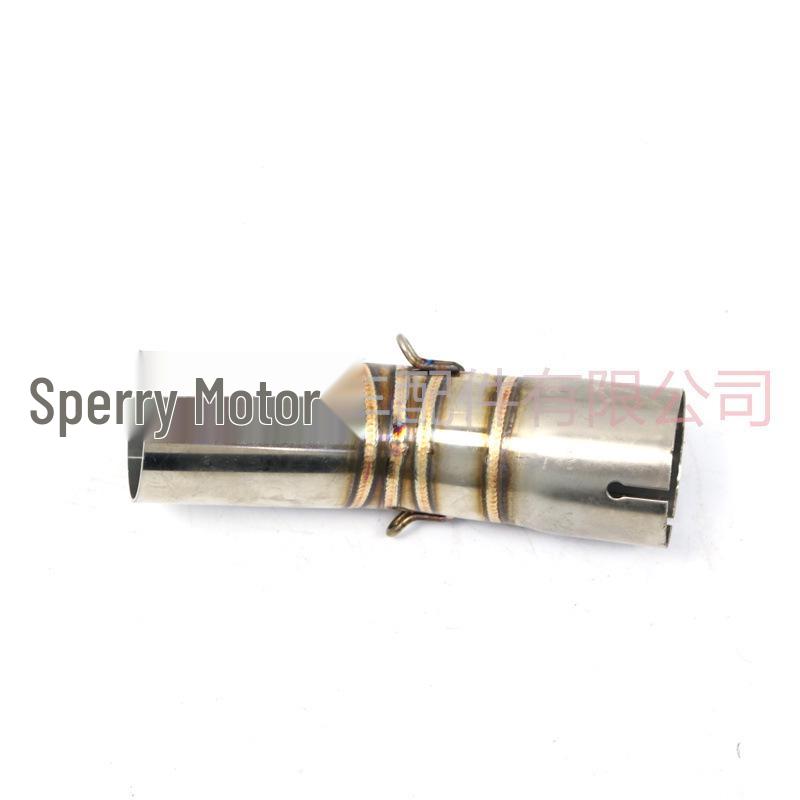 Qianjiang Motorcycle Chase 600 Mid-Section Dual Exit Exhaust Swirl with Drum