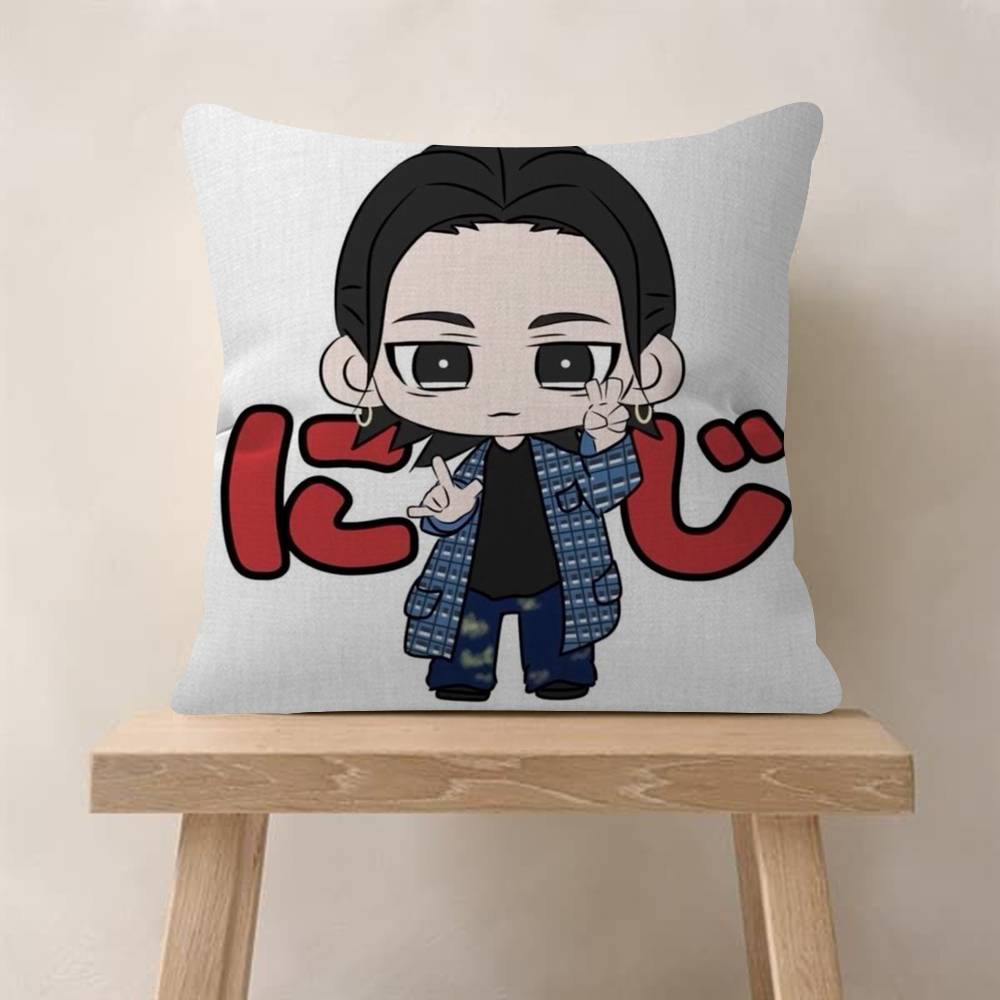 Actor N-Nijiro Murakami Cushion Cover Car Throw Pillow Case For Sofa Car Christmas Gift