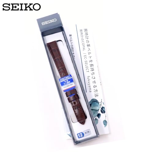 [Seiko] Band Watch 19mm Belt Cowhide Men's Dark Brown Care Instructions Included RS01C19BN