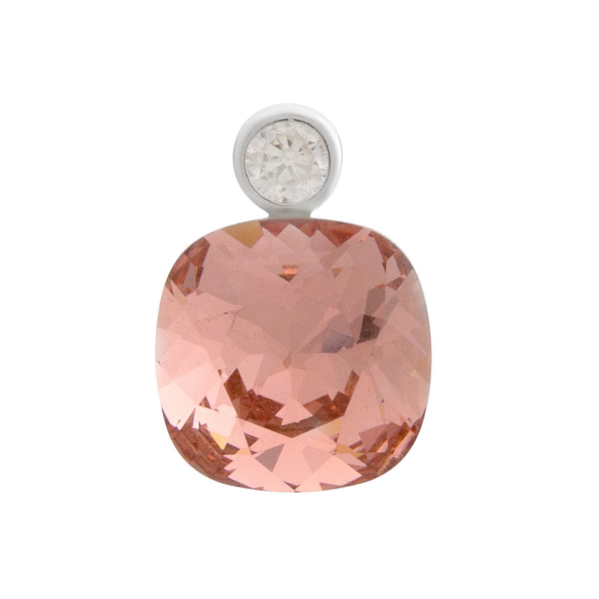 

Срібна каблучка з фіанітами. (60002210) білий