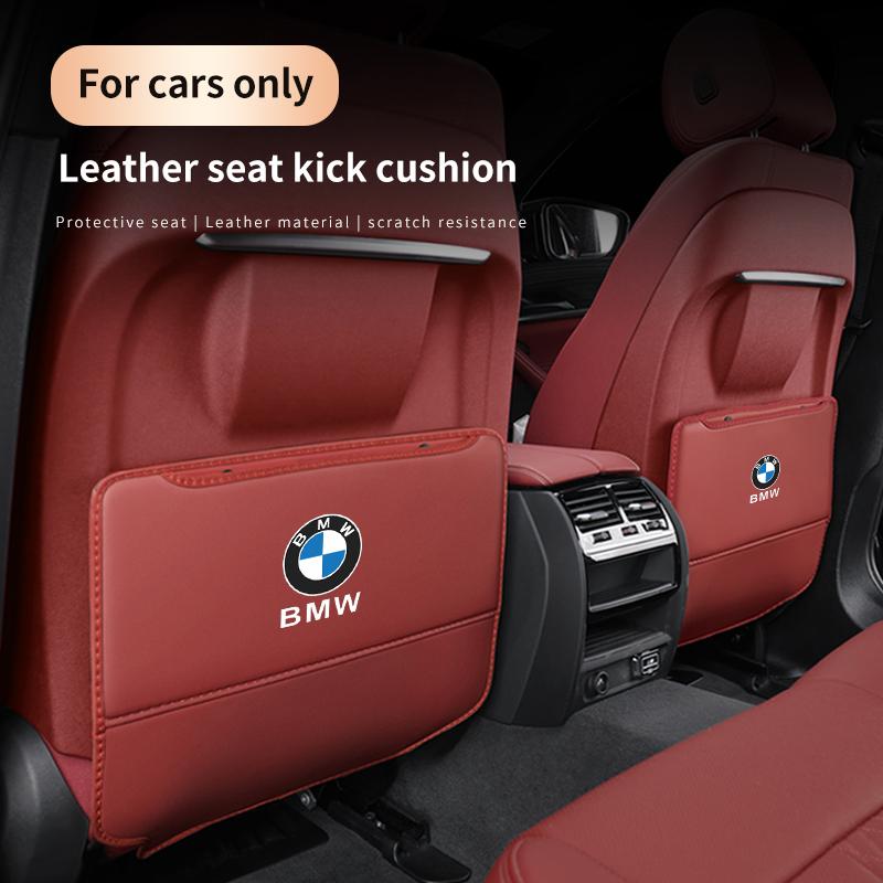 Car Seat Back Protection Anti-Kick Pad Rear Seat Organizer Storage Bag For BMW X1 X3 X4 X5 E39 E46 E60 E90 F10 F20 F30 F15 M2 M3 Rvzc66