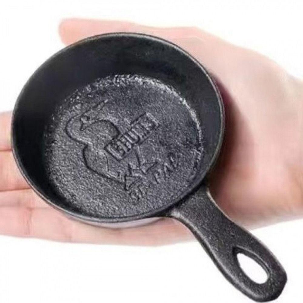 8.5cm Cooking Tool Small Frying Pan Cast Iron Pot Mini Skillet Cookware