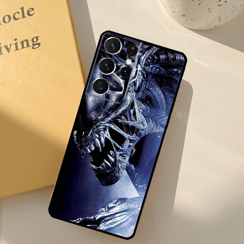 Alien Predator Phone Case For Samsung Galaxy S24 Ultra S20 S21 S22 S23 S25 S9 S10 Plus S23 FE Cover Shell