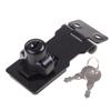 90 Degrees Rotation Knob Keyed Locking Hasp Double Door Cabinet Lock Twists Knob Keyed Locking Hasp Easy to Install