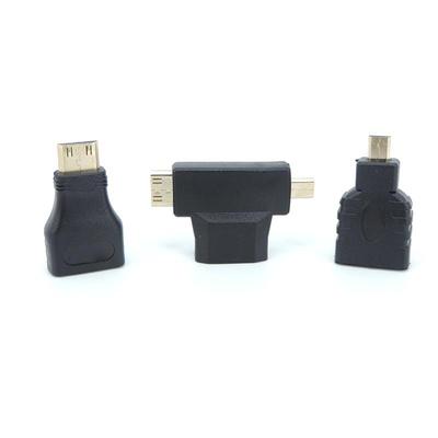 HDMI uyumlu Mini Micro erkekten HDMI uyumlu dişi adaptör dönüştürücü konnektörü HDTV adaptör kablosu için