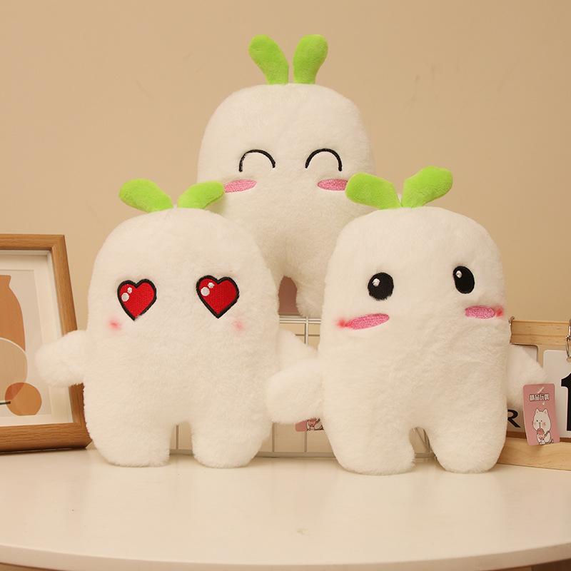 

Имитация фруктовых плюшевых игрушек для подарка на день рождения детей, кукла-машина для захвата, кукла-морковка, арбуз, маленькая кукла 24CM