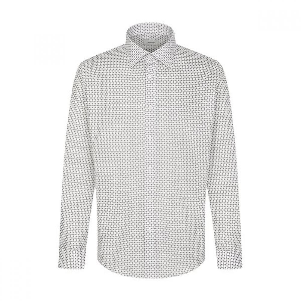 Vanbrough Slim Fit Oriental All Over Print Shirt  Bpssl1172 Bw 95