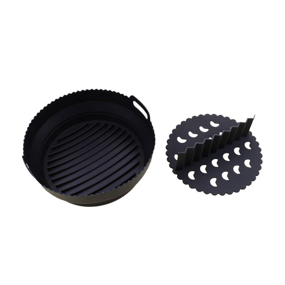 Foldable Silicone Air Fryer Trays Reusable Pot Oven Liner  Air Fryer Accessories