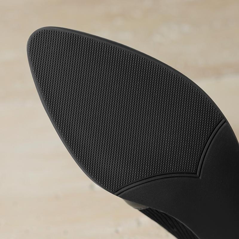 Fashion Women's new pointed leather cowhide comfortable oversized Oxford deep mouth single shoe with a medium heel