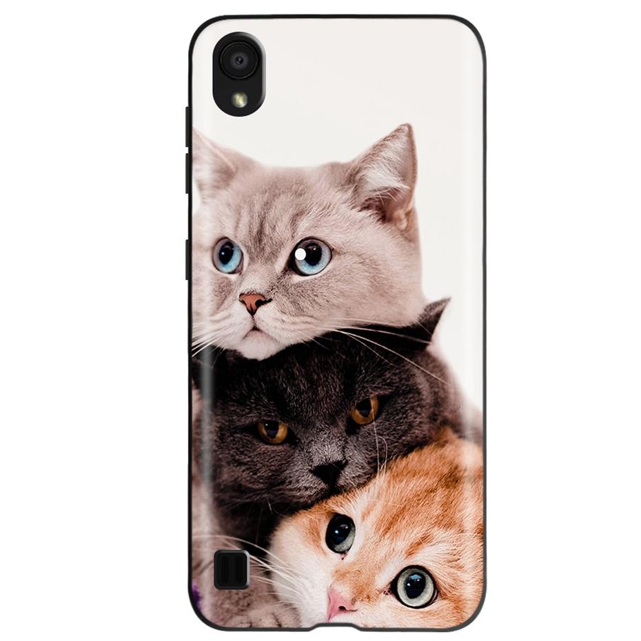 Fashion Cool Painted Case For ZTE Blade A5 2019 Soft SIlicone TPU Black Shockproof Bumper For ZTE A5 (2019) BladeA5 A 5 Funda