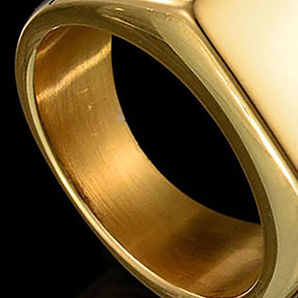 Mode Männer Edelstahl Plain Square Hochzeit Finger Ring Band Punk Schmuck