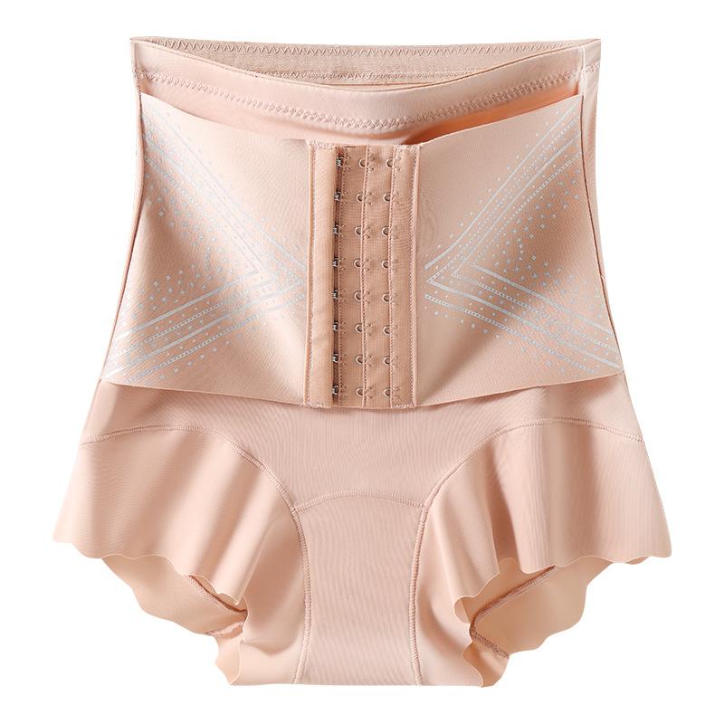 Ladies Spring and Autumn Adjustable Breather High Waist Without A Trace of Belly Lift Post-natal Body Shaping Underwear