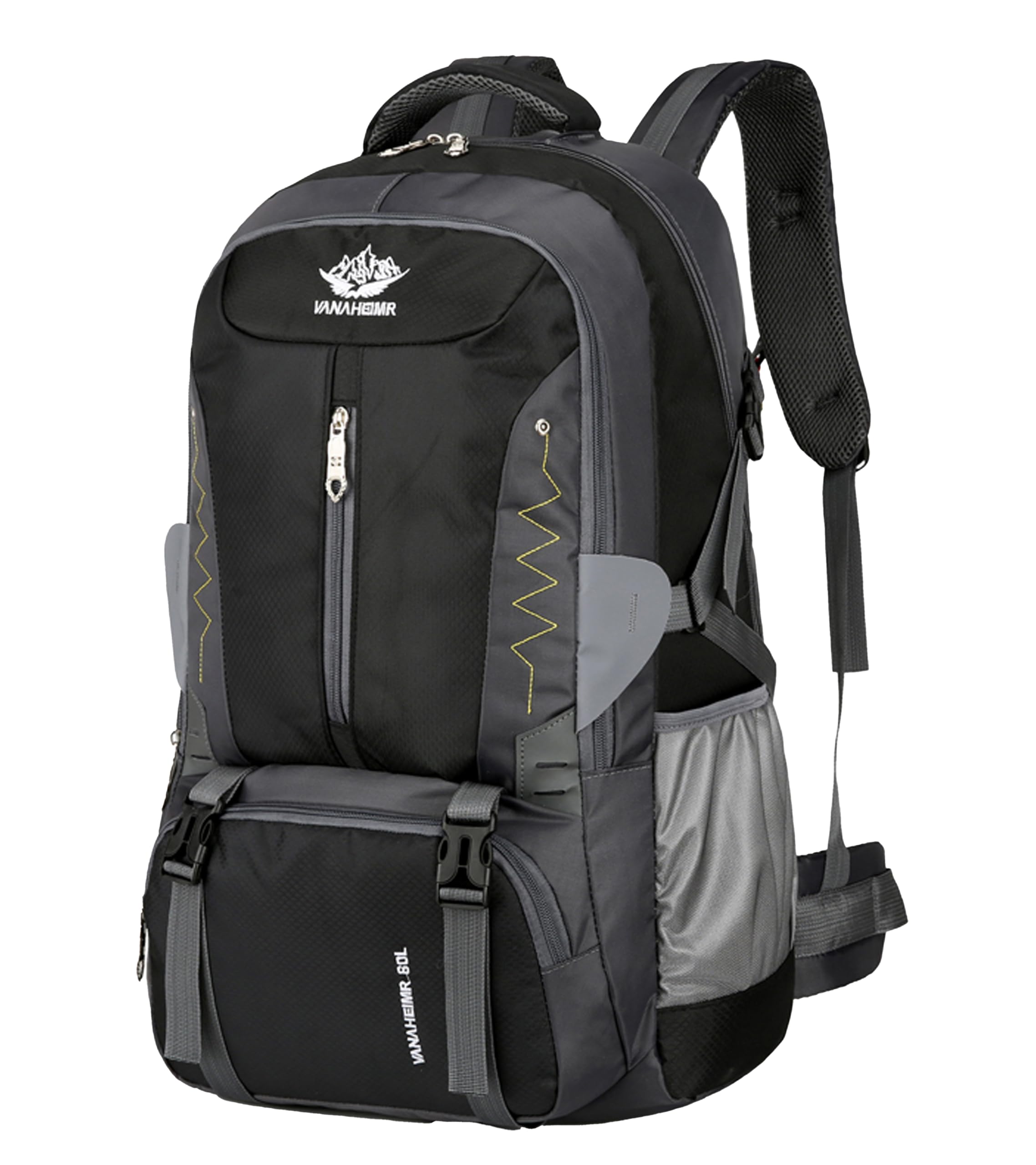 

Легкий 55-литровый походный рюкзак для мужчин и женщин, большой и удобный для и устойчивый к землетрясениям FSD.WG, вместимость, водонепроницаемый, дышащий, для кемпинга,