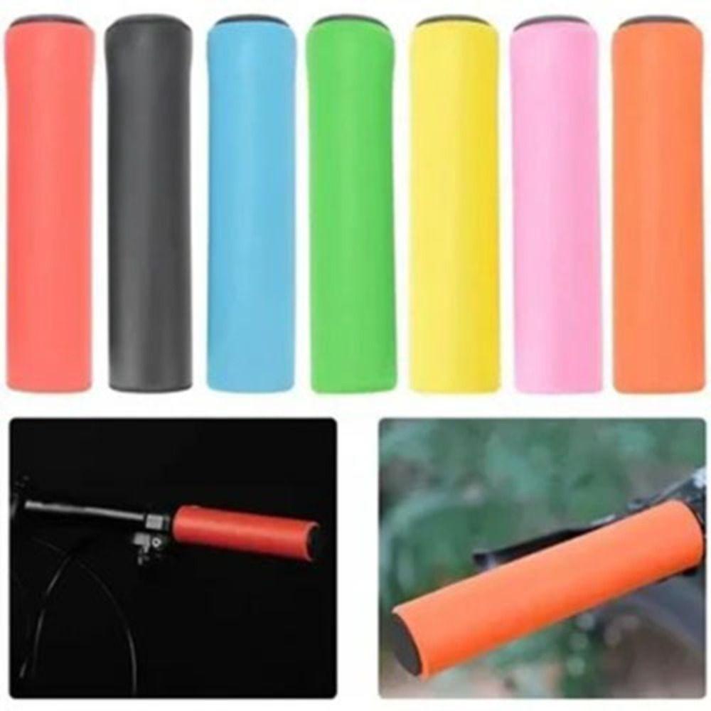 2Pcs Anti-slip Bicycle Handlebar Grips Strong Support Grips Bicycle Grips