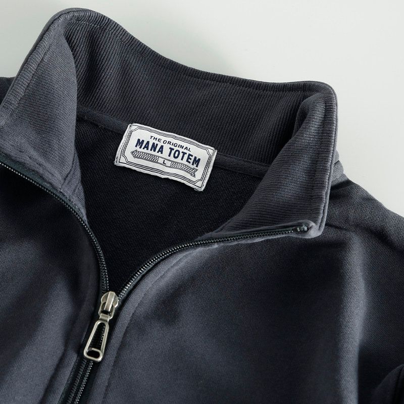 Trade Export Cut the Tag off Withdraw from Cupboard Men's Clothing Plus size Factory Direct Sales Embroidered Men's Hoodie Outerwear Tail Goods Jacket